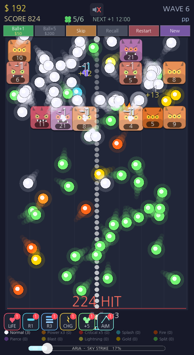 Split into a Storm of Balls